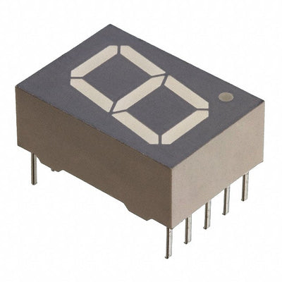 TDSR1350 by Vishay Semiconductor Opto Division - DISPLAY 7SEG 0.51"" SGL RED 10DIP