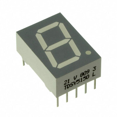 TDSO5150-LM by Vishay Semiconductor Opto Division - DISP 7SEG 0.51"" SGL OR-RED 10DIP