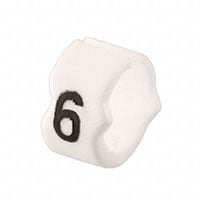 STD06W-6 by TE Connectivity Raychem Cable Protection - WIRE MARKER CLIP-ON WHITE