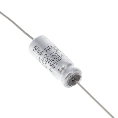 TE1209 by Vishay Sprague - ALUMIN CAP 50UF 25V AXIAL