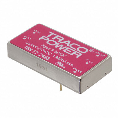 TEN 12-2423 by Traco Power - DC DC CONVERTER +/-15V 12W