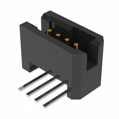 TFM-104-01-L-S-RA by Samtec Inc. - CONNECTOR HEADER R/A 4POS 1.27MM