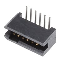 TFM-106-01-L-S-RA by Samtec Inc. - CONNECTOR HEADER R/A 6POS 1.27MM
