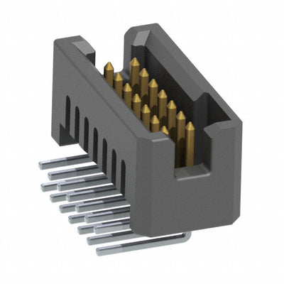 TFM-107-01-F-D-RA by Samtec Inc. - CONNECTOR HEADER R/A 14POS 1.27MM