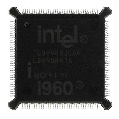 TG80960JC66 by Intel - IC MPU I960 66MHZ 132PQFP