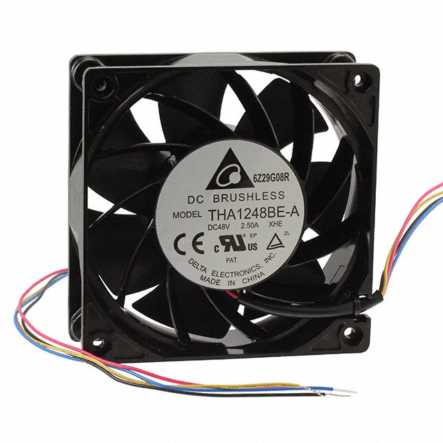 THA1248BE-AXHE by Delta Electronics - FAN AXIAL 120X38MM 48VDC WIRE