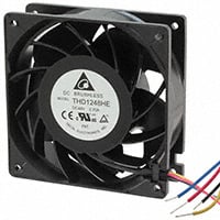 THD1248HE by Delta Electronics - FAN AXIAL 120X38MM 48VDC WIRE