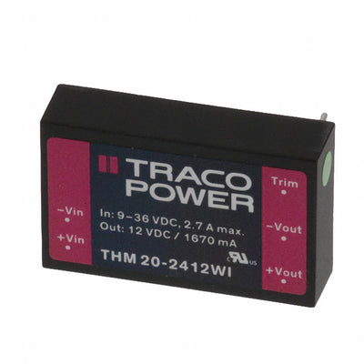 THM 20-2411WI by Traco Power - DC DC CONVERTER 5V 20W