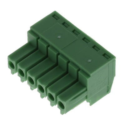 TJ0611530000G by Amphenol Anytek - TERM BLOCK PLUG 6POS STR 3.5MM