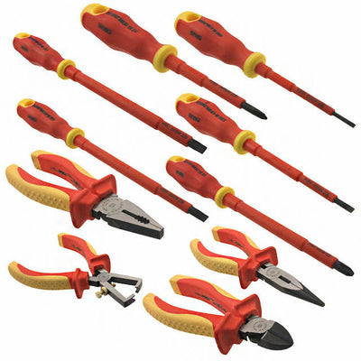 TK-110INS by Jonard Tools - TOOL KIT INSULATED SCRWDRVR/PLR