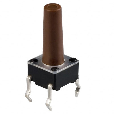 TL1105DF100Q by E-Switch - SWITCH TACTILE SPST-NO 0.05A 12V