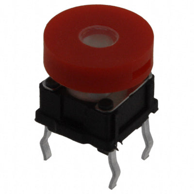 TL1265AQRRED by E-Switch - SWITCH TACTILE SPST-NO 0.05A 12V