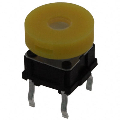 TL1265AQRYEL by E-Switch - SWITCH TACTILE SPST-NO 0.05A 12V