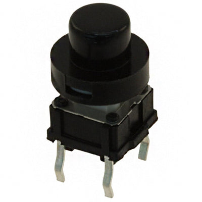 TL1265AQSBLK by E-Switch - SWITCH TACTILE SPST-NO 0.05A 12V