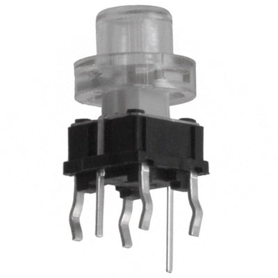 TL1265YQSCLR by E-Switch - SWITCH TACTILE SPST-NO 0.05A 12V