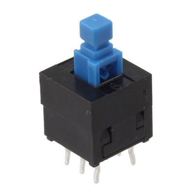 TL2201OAZB1RBLK by E-Switch - PUSH SWITCH DPDT 0.1A 30V
