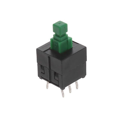TL2202EEZB (GRN ACT) by E-Switch - SWITCH PB DPDT 0.1A 30V