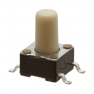 TL3301BF260QGTUBE by E-Switch - SWITCH TACTILE SPST-NO 0.05A 12V