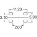 TL3301FF100QG by E-Switch - SWITCH TACTILE SPST-NO 0.05A 12V