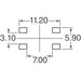 TL3301SPF160QG94VO by E-Switch - SWITCH TACTILE SPST-NO 0.05A 12V