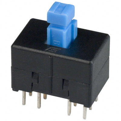 TL4201OAYA by E-Switch - PUSH SWITCH 4PDT 0.1A 30V