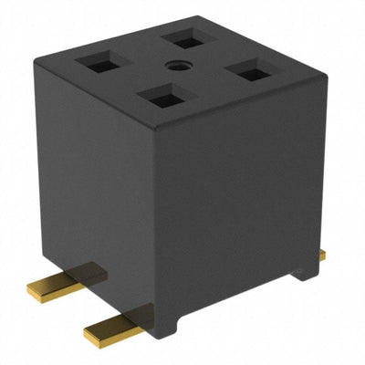 TLE-102-01-G-DV by Samtec Inc. - CONNECTOR RECPT 4POS 0.079 GOLD SMD