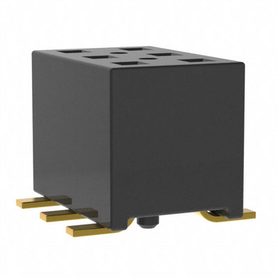 TLE-103-01-G-DV-A-K by Samtec Inc. - CONNECTOR RECPT 6POS 0.079 GOLD SMD