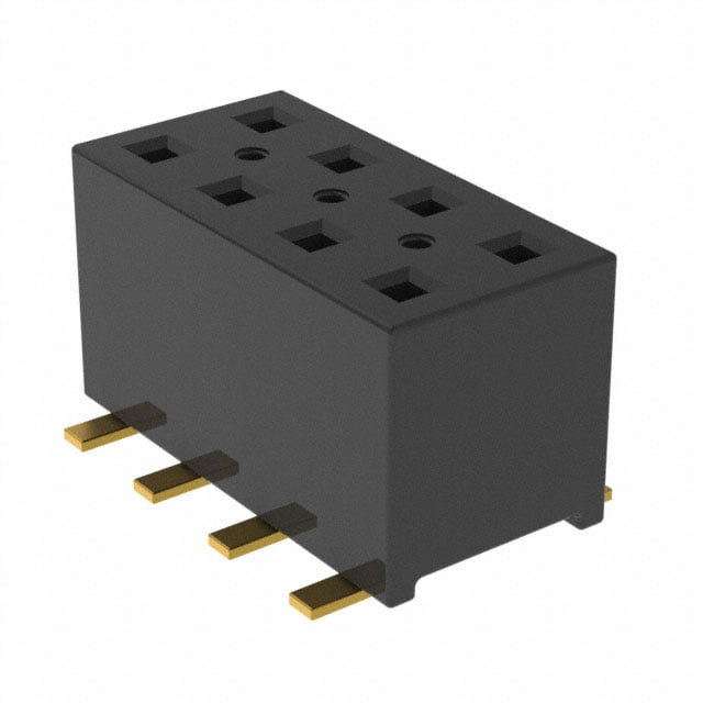 TLE-104-01-G-DV by Samtec Inc. - CONNECTOR RECPT 8POS 0.079 GOLD SMD
