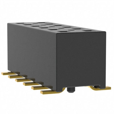 TLE-106-01-G-DV-A-TR by Samtec Inc. - CONNECTOR RECPT 12POS 0.079 GOLD SMD