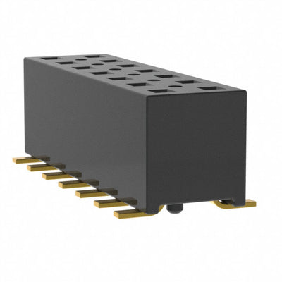TLE-107-01-G-DV-A-P by Samtec Inc. - CONNECTOR RECPT 14POS 0.079 GOLD SMD