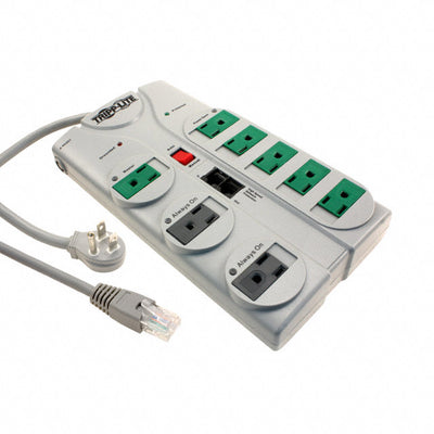 TLP808NETG by Tripp Lite - POWER STRIP 8OUT 8'CORD