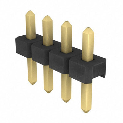 TLW-104-06-G-S by Samtec Inc. - CONNECTOR HEADER VERT 4POS 2.54MM