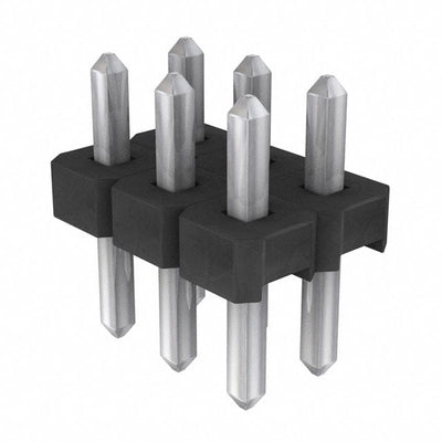 TLW-103-06-T-D by Samtec Inc. - CONNECTOR HEADER VERT 6POS 2.54MM