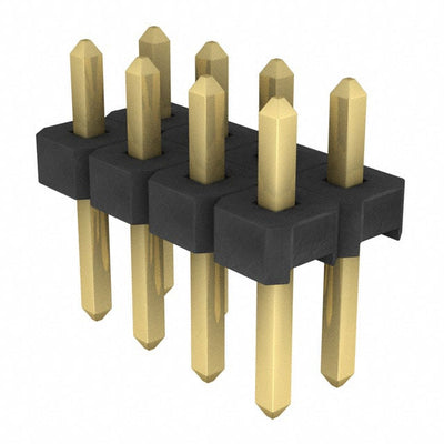 TLW-104-05-G-D by Samtec Inc. - CONNECTOR HEADER VERT 8POS 2.54MM