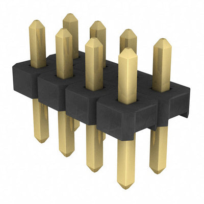 TLW-104-06-G-D by Samtec Inc. - CONNECTOR HEADER VERT 8POS 2.54MM