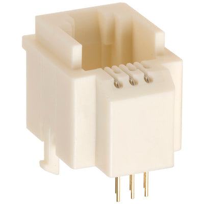 TM3RA-66(50) by Hirose Electric Co Ltd - CONNECTOR MOD JACK 6P6C VERT UNSHLD