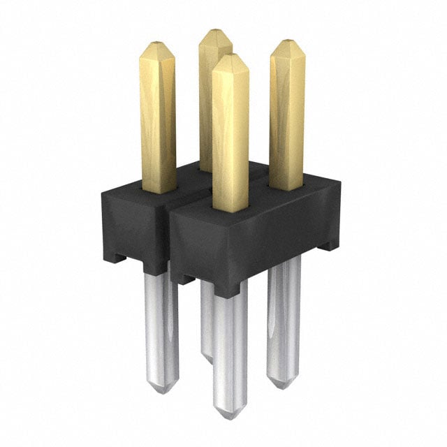 TMM-102-01-L-D by Samtec Inc. - CONNECTOR HEADER VERT 4POS 2MM
