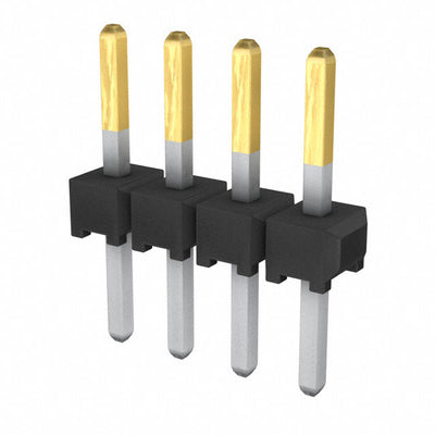 TMM-104-02-L-S by Samtec Inc. - CONNECTOR HEADER VERT 4POS 2MM