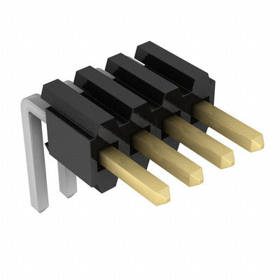 TMS-104-02-S-S-RA by Samtec Inc. - CONNECTOR HEADER R/A 4POS 1.27MM