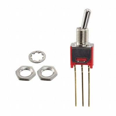 TMS1T3B1M5RE by TE Connectivity ALCOSWITCH Switches - SWITCH TOGGLE SPDT 0.4VA 20V