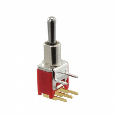 TMS3T5B2M6RE by TE Connectivity ALCOSWITCH Switches - SWITCH TOGGLE SPDT 0.4VA 20V