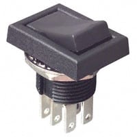 TRD23N10QC by TE Connectivity ALCOSWITCH Switches - ROCKER SWITCH DPDT3A 125V