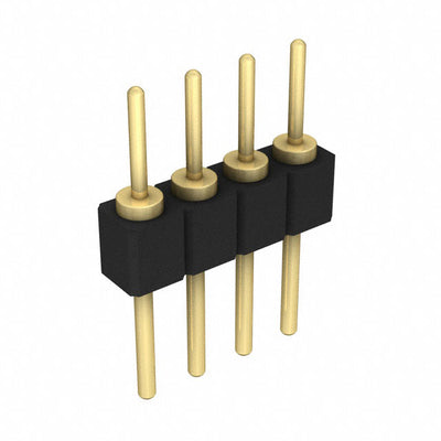 TS-104-G-A by Samtec Inc. - CONNECTOR HEADER VERT 4POS 2.54MM