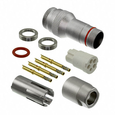 TS2L4F20C by Switchcraft Inc. - CONNECTOR RECPT FMALE 4POS GOLD CRIMP