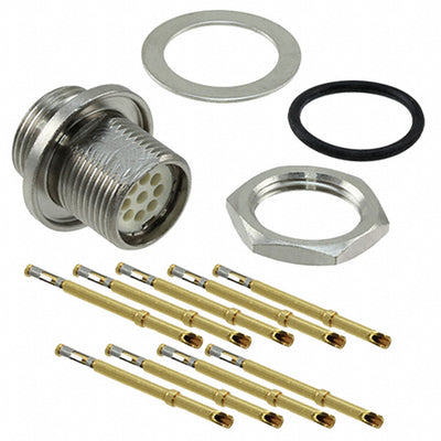 TS2P9F26 by Switchcraft Inc. - CONNECTOR RECPT FMALE 9POS GOLD CRIMP