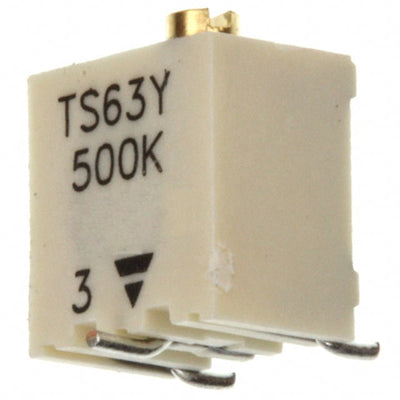 TS63Y504KR10 by Vishay Sfernice - TRIMMER 500K OHM 0.25W GW TOP