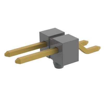 TSM-102-01-G-SH-A-P-TR by Samtec Inc. - CONNECTOR HEADER SMD R/A 2POS 2.54MM