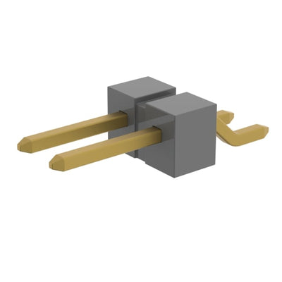 TSM-102-01-H-SH by Samtec Inc. - CONNECTOR HEADER SMD R/A 2POS 2.54MM