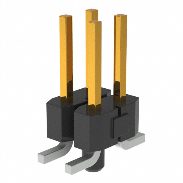 TSM-102-01-L-DV-A-TR by Samtec Inc. - CONNECTOR HEADER SMD 4POS 2.54MM