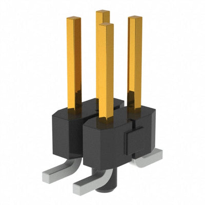TSM-102-01-L-DV-A-001-P-TR by Samtec Inc. - CONNECTOR HEADER SMD 4POS 2.54MM